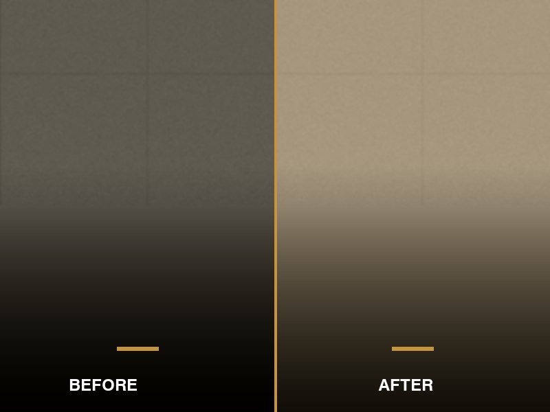 Before and after driveway refresh in Guildford, Surrey